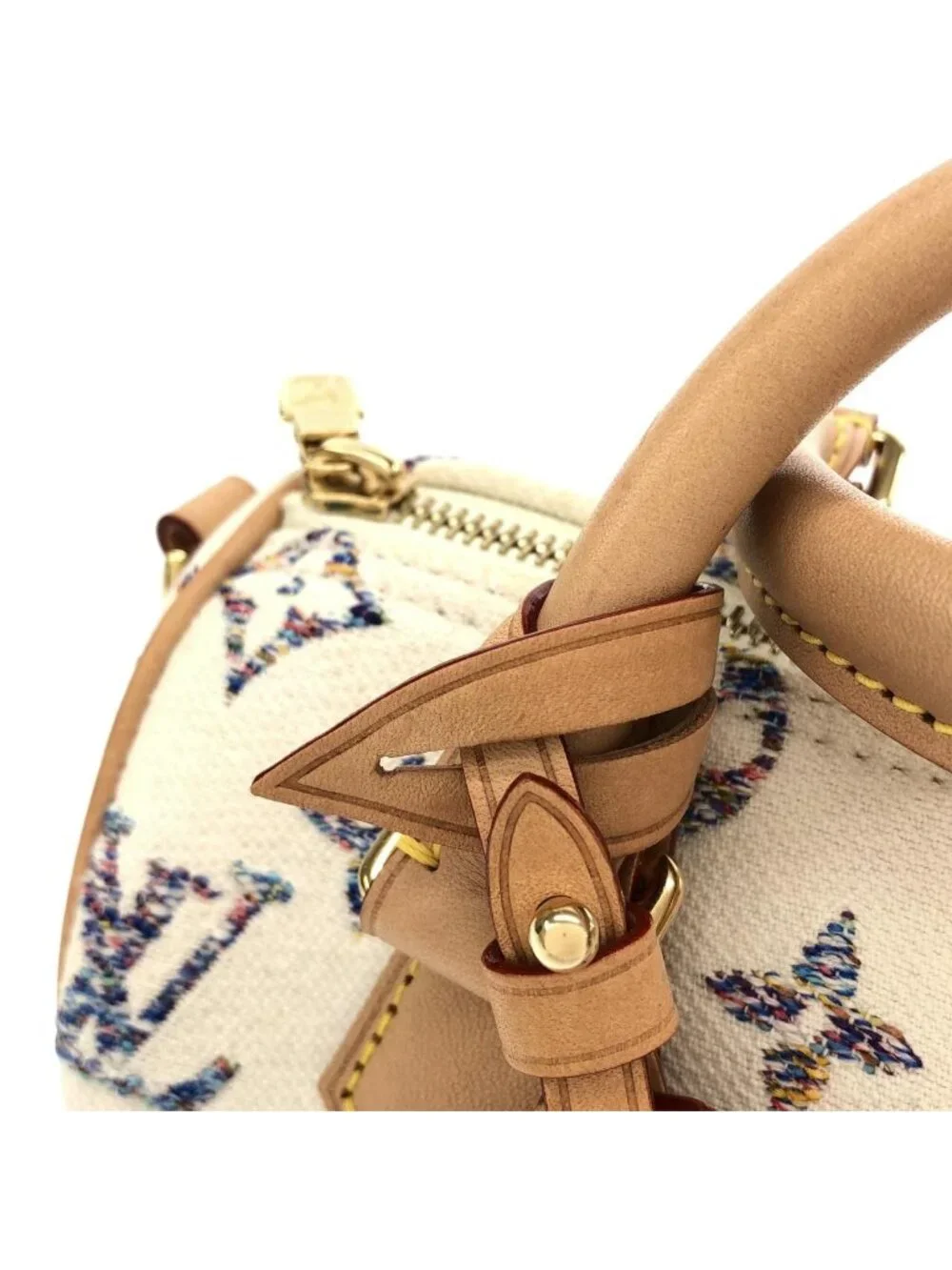 Louis Vuitton Tweed Monogram Multicolor Speedy Bandouliere 20 Boston Bag